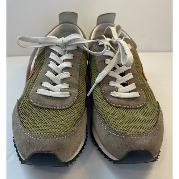 Womens Marc Jacobs Green Moss Classic Retro Trainers Sneakers 9.5-$225 - Picture 5 of 11